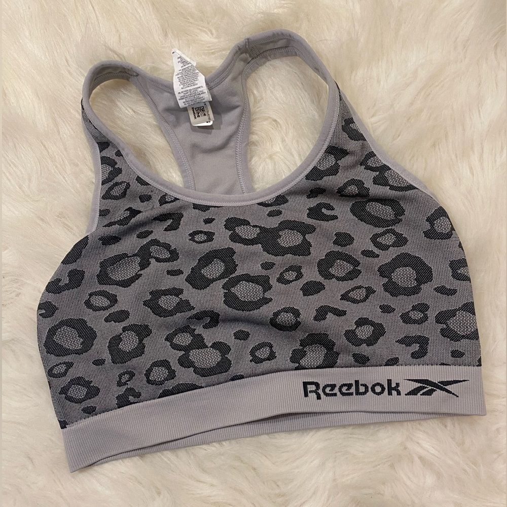 Leopard print Reebok sports bra size medium